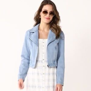 NWT Denim Jacket Blue Size XL